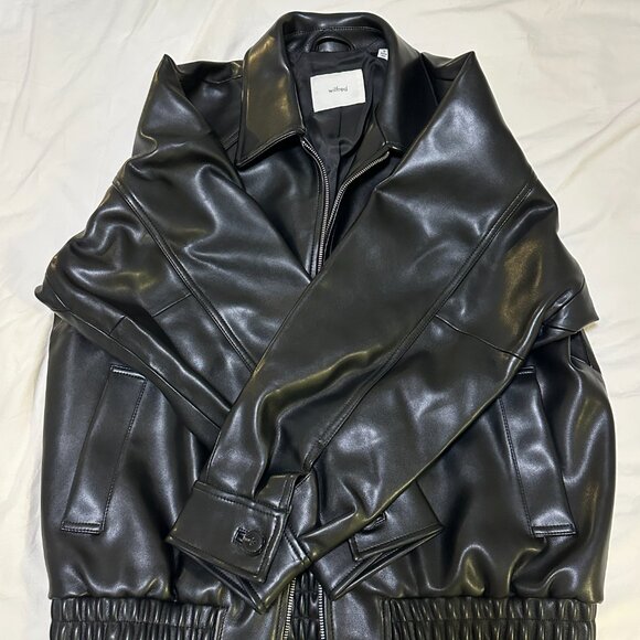Aritzia Falcon Jacket (vegan leather) - Picture 2 of 6